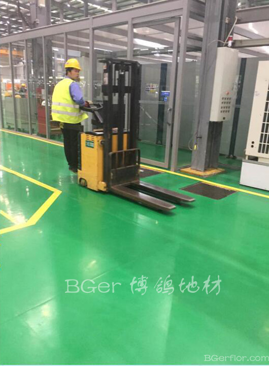 廠房車間彩色工業(yè)地板